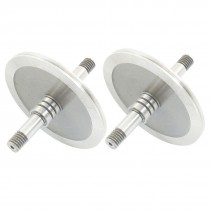 2 Pcs 41mm Roller Diameter CNC Wire Cut Mahcine Stainless Guide Pulley