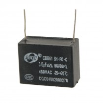 450V 3uF Polypropylene Film Motor Run Capacitor New