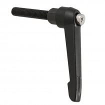Blk 8mm Male Thread Dia Spring Loaded Adjustable Handle