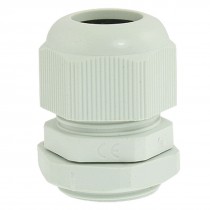PG16 Gray Plastic Waterproof 10-14mm Diameter Cable Gland Joint