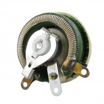 50W 50 Ohm Rotary Adjustable Resistor Rheostat 1 3/5" Shaft