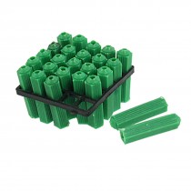 Masonry Fixing Green 8mm Nonslip Plastic Wall Plugs 125 Pcs Lyrex