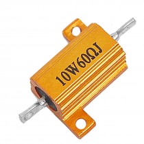 10W 5% 60 Ohm Resistance Value Aluminum Housed Resistor