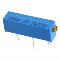 25 Pcs 3006P 15 Turn Trimmer Pot Potentiometers 201 200 Ohm
