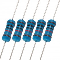 Axial Lead Metal Film Resistor 10K Ohm 1W 1% 200 Pcs