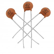 100 x 47pF 2.5mm Pitch Radial Lead Ceramic Capacitors