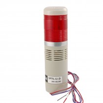 Building Industry Tower Signal Red LED Light Buzzer Alarm Lamp 90dB 24V + Stand
