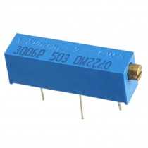 25 Pcs 3006P 503 50K Ohm Cermet Potentiometer Variable Resistors