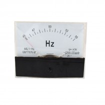 45-55 Hz AC 100V Rectangle Panel Frequency Meter Gauge 99x79mm