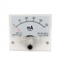 85C1-A DC 0-500mA Analog Panel Meter Ammeter Gauge New