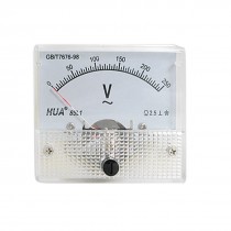 85L1 AC 0-250V Rectangle Analog Volt Panel Meter Gauge