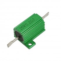 Green Aluminum Housed Wirewound Resistor 25W 0.2 Ohm
