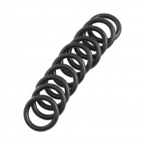 10 x Automobile 17mm OD 2.5mm Thickness Rubber O-ring Oil Seal Gaskets