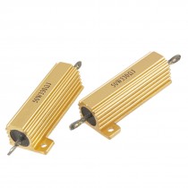 2 Pcs 5% 330 Ohm Screw Tabs Mounted Aluminium Resistors