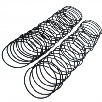 20 Pcs Industrial Flexible Rubber O Ring Seal 80mm x 2.4mm