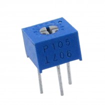 50 Pcs 3362P-1-105 1/4" Square Trimmer Pot Potentiometer 1M Ohm