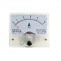 85L1-A Class 2.5 Accuracy AC 5A Analog Panel Ammeter