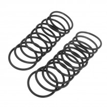 34mm x 2.4mm Rubber Sealing Oil Filter O Rings Gaskets 20 Pcs