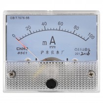 Current Measuring DC 0-100MA Scale Milli Ampere Ammeter Panel Meter