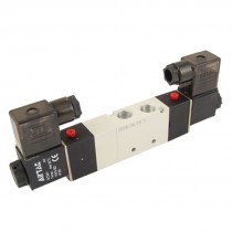 DC 24V 4W 4V230C 08 3 Position 5 Way Solenoid Valve