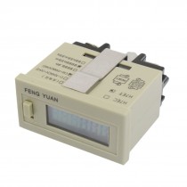 AC 110-220V Voltage 0 - 9999h59m Counting Range Resettable Time Timer Counter