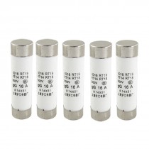 500V 16A Ceramic Tube Cylindrical Fuse Links 14 x 51mm (Bag of 5)