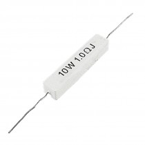 1R 1.0 Ohm 10W Wirewound Ceramic Cement Resistor 5 Pcs