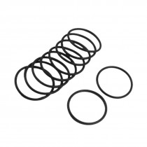 10 Pcs 30mm x 2mm Rubber Sealing Washers Oil Filter O Rings Black