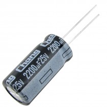 20Pcs 12x25mm 2200uF 25V Radial Electrolytic Capacitors