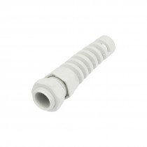 0.12"-0.28" Range Plastic Waterproof Cables Glands Joints White PG11