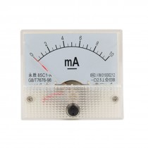 Current Measuring Analog Panel Meter Ammeter DC 0-10mA