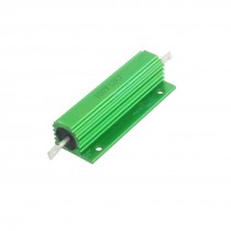 100W 12K Ohm Screw Tap Mounted Aluminum Housed Wirewound Resistors 2 Pcs