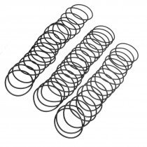 50 Pcs 56mm Outside Dia 2.4mm Thick Industrial Rubber O Ring Seal