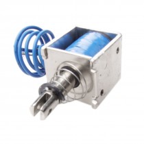 DC 12V Pull Type Open Frame Solenoid Electromagnet Holding Force 10mm 20N