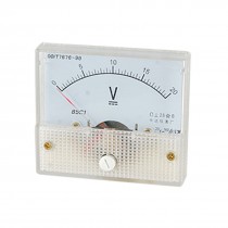 85C1 DC 20V Rectangle Analog Volt Panel Meter Gauge
