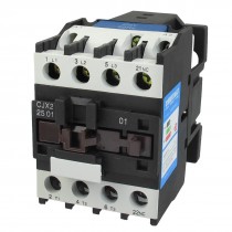 660V 40A 3 Phase 3P NC AC Contactor 35mm DIN Rail Mount 220V Coil CJX2-2501