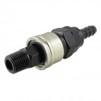 Pneumatic PT 1 4" Male Thread Quick Release Coupler Fittings Bronze Tone Black