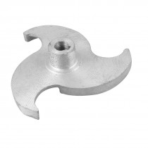 10mm x 95mm Aluminum Alloy Precision Pump Impeller Sand Casting Part