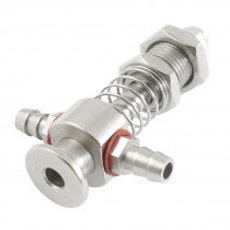 10mm x 12 5mm x 50mm Metal Tubular 3 Way Vacuum Cup Holder Connector Apex L50