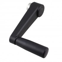 Black Plastic Grip 14mm x 14mm Mounted Hole Machinery Adjustable Handle