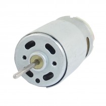 24V DC 4100RPM 0.04mA Round Cylinder 390 Motor for Four-wheel Car