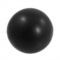Black Plastic 12mm x 40mm Diameter Round Ball Handle Knob