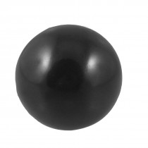 7mm Thread Hole 32mm Diameter Plastic Tapped Handling Ball Knob Black