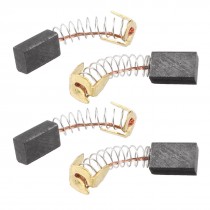 5/16" x 1/5" x 15/32" Replacement Electric Carbon Brush 4 Pcs