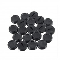 20 Pcs 13.8mm Dia Motor Carbon Brush Screw Cap Cover