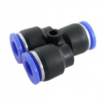 Y Type Plastic Pneumatic Connector Splitter 6mm Adapter