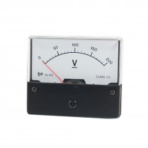 Class 2.5 Accuracy DC 0-200V Analog Voltage Panel Amperemeter