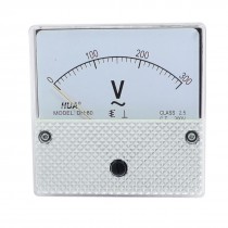 Class 2.5 AC 0-300V Analog Voltage Voltmeter Panel Meter Gauge