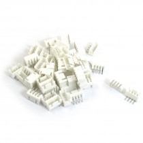 50 Pcs 4 Pins 2.54mm Pressure Welding Terminal Bar Connector