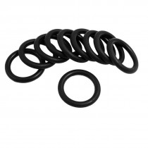 10 Pcs Black Rubber Oil Seal O Ring Sealing Gaskets 40mm x 28mm x 6mm